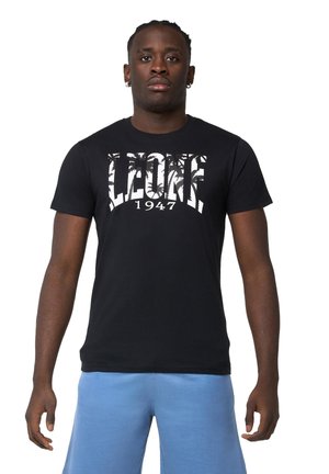 LEONE 1947, MAN T-SHIRT BEACH - T-shirt imprimé - black