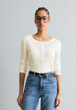 SERAFINO - T-shirt à manches longues - silky white