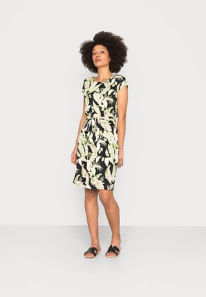 Vestito di maglina - black/green