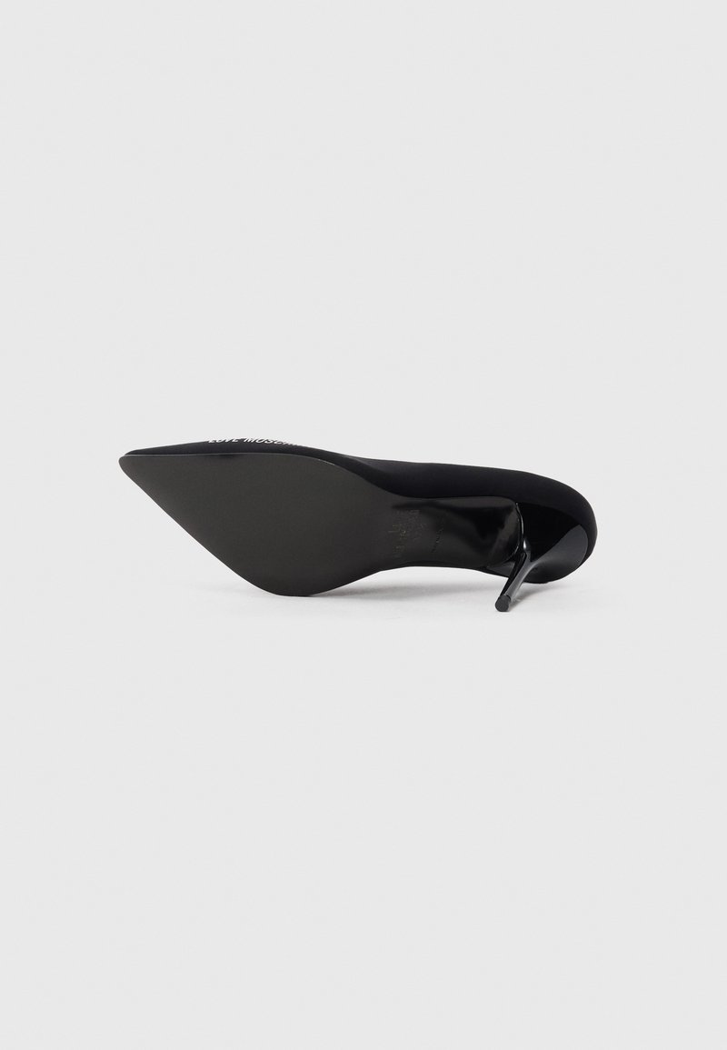 Jean Moschino Femme Taille 00/24S – Ankle Straight Noire Délavée – Neuf Avec étiquettes