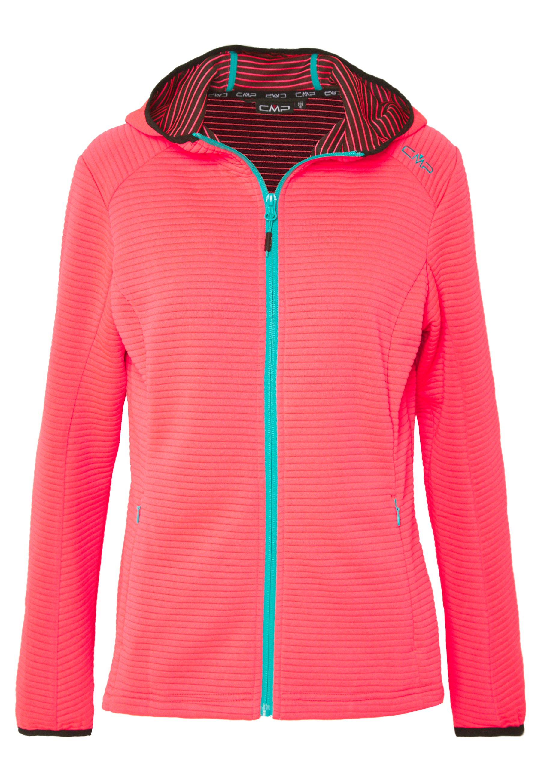 CMP Polaire Veste Woman Jacket Noir Respirant Élastique saumon