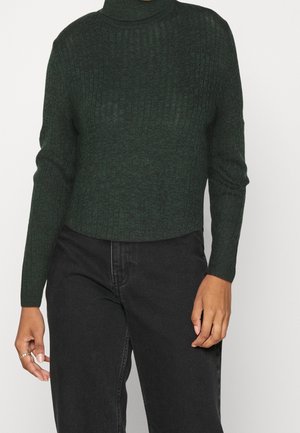 Strickpullover - dark green
