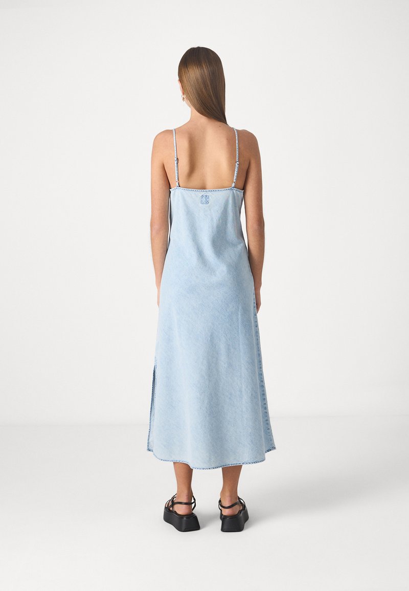 white christmas dresses Summer Slip Wrap Dress – Tibi Official