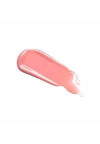 Un campione di prodotto rosa cremoso e morbido su uno sfondo bianco, che mette in mostra la sua consistenza liscia e finitura lucida.