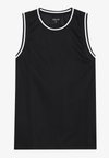 MESH BASKETBALL VEST WITH CONTRAST PIPING - Viršus - black