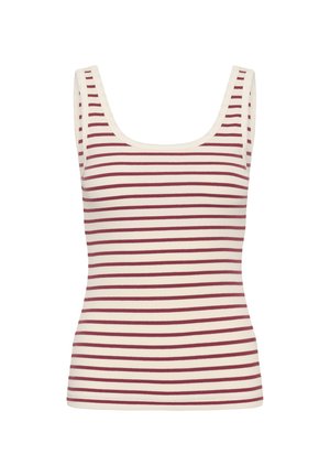 Part Two, ROSELYNPW - Top - burnt russet stripe