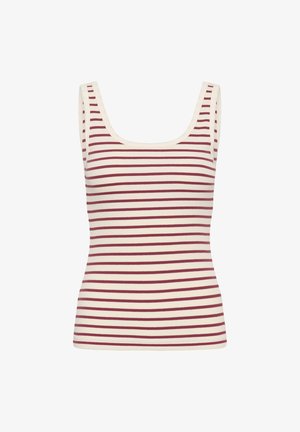 Part Two, ROSELYNPW - Top - burnt russet stripe