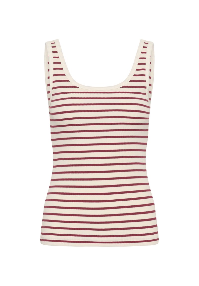Part Two ROSELYNPW - Top - burnt russet stripe/rojo - Zalando.es