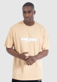 Smilodox BLAKE - T-shirts print - cappuccino