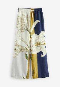 Next REGULAR FIT - KEW COLLECTION SET - Yöasusetti - navy ecru stripe floral