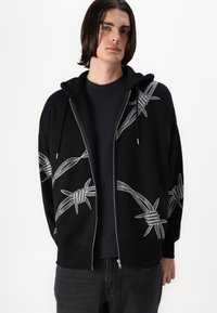 YOURTURN Tröja med dragkedja - black