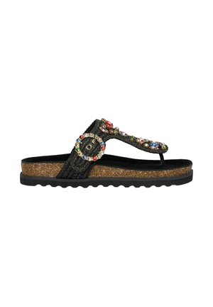 T-bar sandals - black