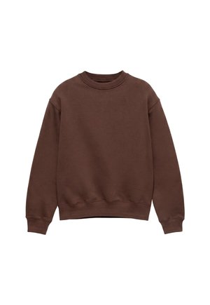 PULL&BEAR, RELAXED FIT - SWEATSHIRT - Sweatshirt - dark brown