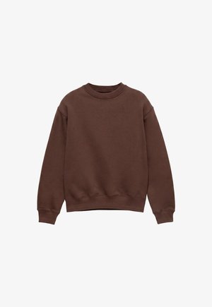 PULL&BEAR, RELAXED FIT - SWEATSHIRT - Sweatshirt - dark brown