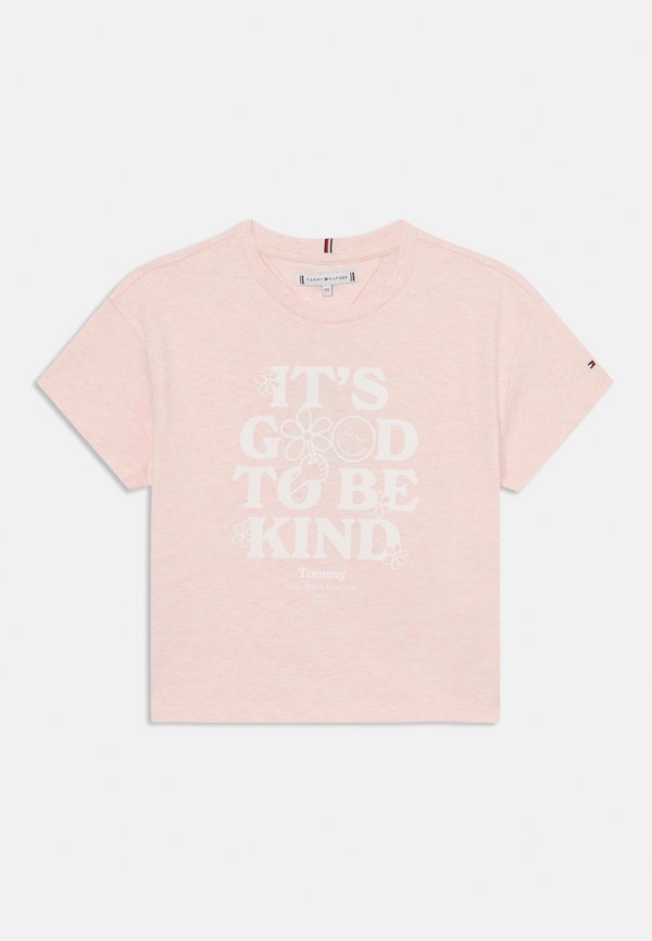 FUN GRAPHIC TEE - Print T-shirt - coral ice heather4