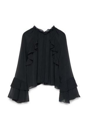 Calliope, CAMICIA TINTA UNITA - Camicetta - ultrablack