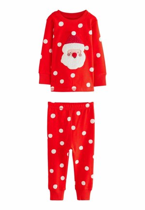 CHRISTMAS - REGULAR FIT SET - Pyžamová súprava - red cream spot