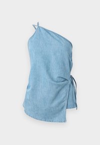 WRAP - Topp - denim washed blue