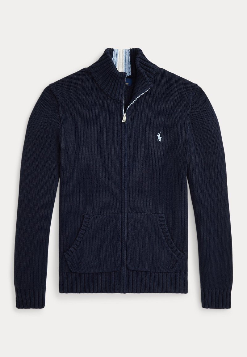 Polo Ralph Lauren COTTON FULL-ZIP SWEATER 7-14Y - Gilet - navy