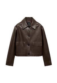 Kunstlederjacke - brown
