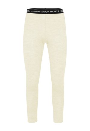 Unterhose lang - wollweiß