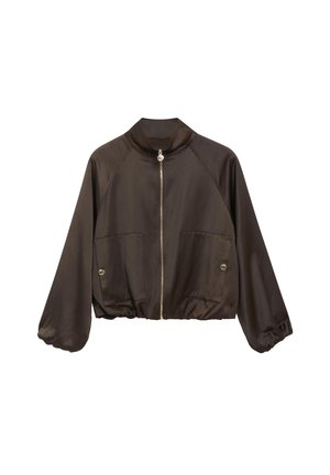 s.Oliver, INDOOR-JACKE - Bomber Jacket - dunkelbraun