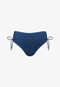 Wybrany, granatowe, ściągane po bokach