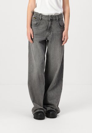 Blugi loose fit - faded rock bottom