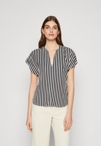 Tommy Hilfiger - FLUID STRIPE BLOUSE - Blusa - desert sky Imagen en miniatura 1