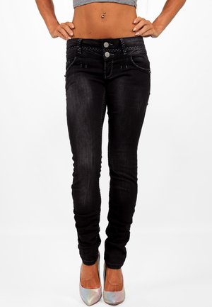 Jeans Slim Fit - schwarz