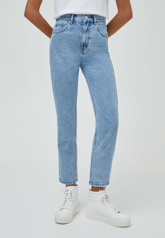 MOM - Jeans Relaxed Fit - mottled light blue