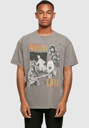 MOTLEY CRUE - VINTAGE PUNK COLLAGE HEAVY TEE - T-Shirt print - asphalt