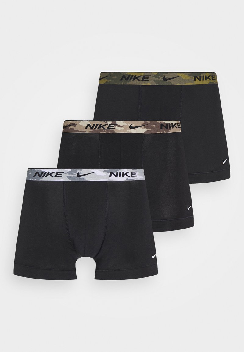 Nike Underwear TRUNK 3 PACK - Cuecas boxer - black/olive/khaki
