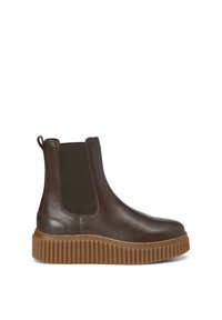 Marc O'Polo Bottines à plateau - dark brown