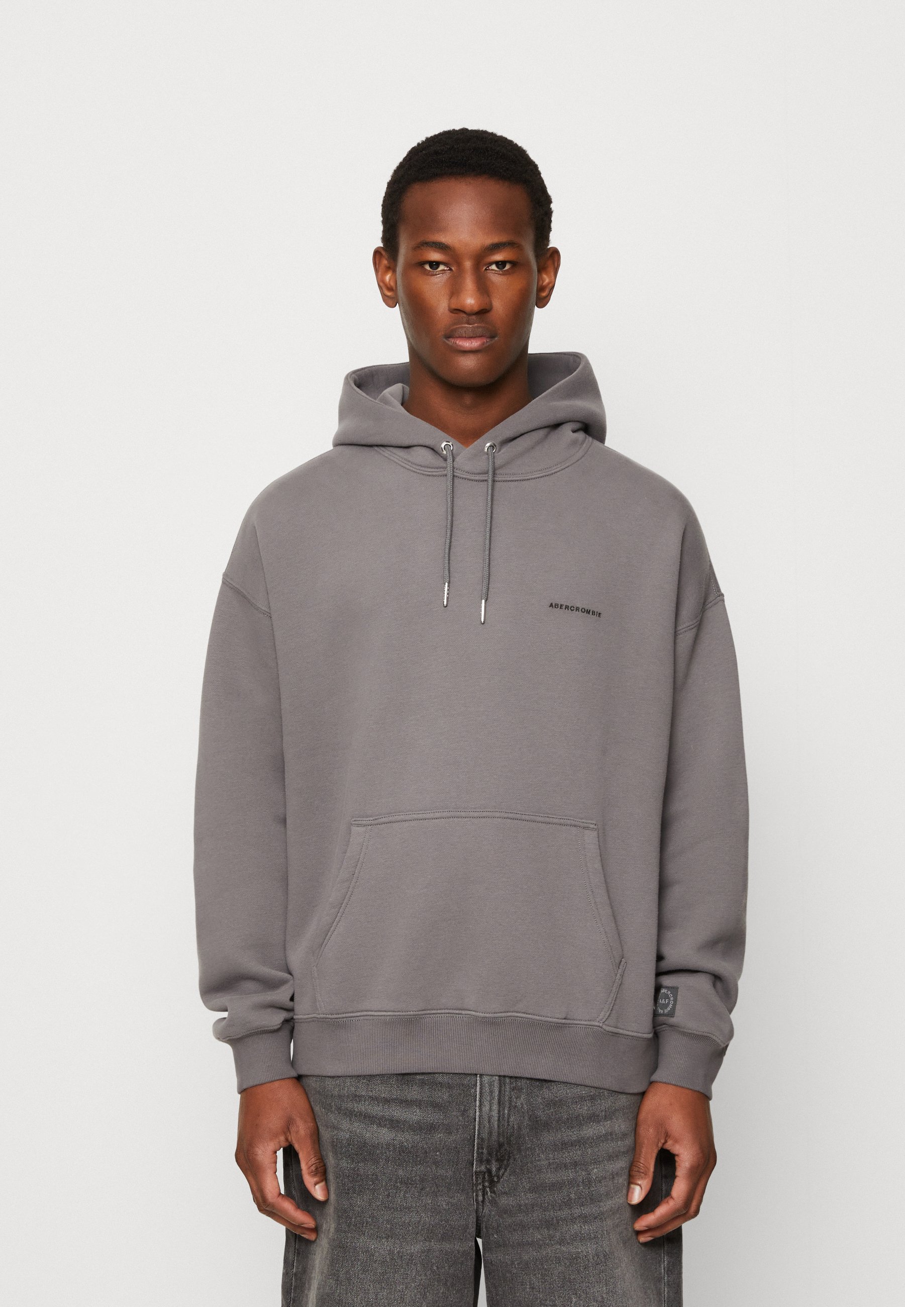 Abercrombie u0026 Fitch MICRO SCALE POPOVER - Sweatshirt - grey wash/grey -  Zalando.co.uk