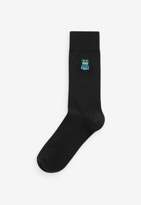 Next EMBROIDERED FIVE PACK - Calze - black camping