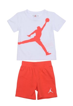 ENSEMBLE DEUX PIÈCES - Short - orange and white