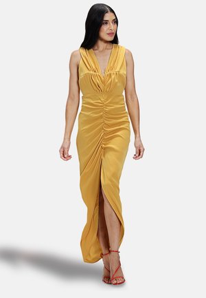 DEEP V-NECK RUCHED - Oblečenie na špeciálnu príležitosť - yellow