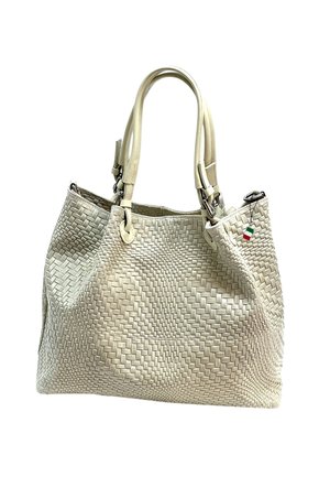 DrachenLeder Handtas - beige