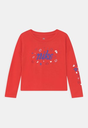 ICONCLASH CROP SCRIPT - Camiseta de manga larga - crimson