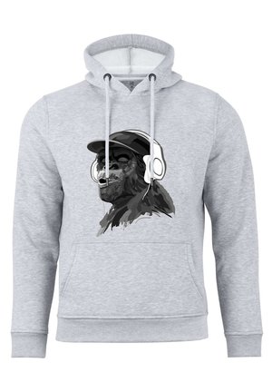 Cotton Prime, MIT AFFENMOTIV MONKEY MIT DJ KO - Hoodie - grau
