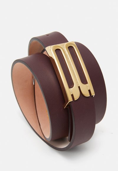 Victoria Beckham REGULAR  FRAME BELT - Diržas - burgundy