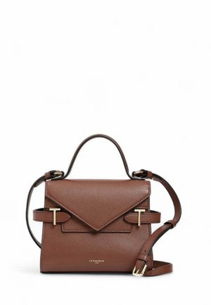 PETIT DOUBLE RABAT - Bolso de mano - dark brown