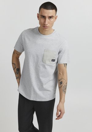 SDBASTO - T-shirt basic - light grey melange