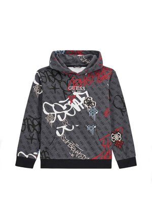 ALLOVER-PRINT - Mikina s kapucí - mehrfarbig/grau