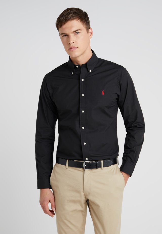 NATURAL SLIM FIT - Chemise - black