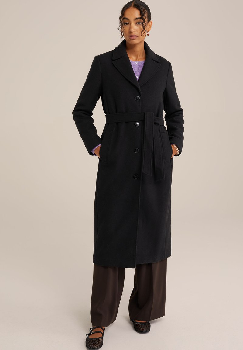 WE Fashion Klasisks mētelis - black