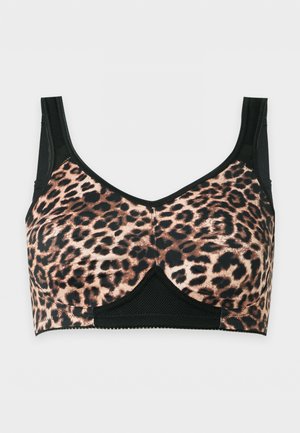 DORINA, FLEX NON PADDED  - Αθλητικό σουτιέν - dark brown