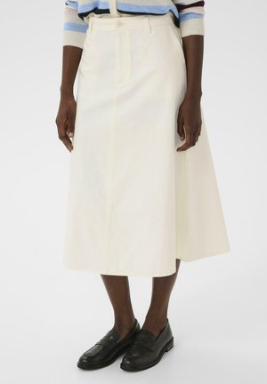 Denim skirt - eggnog