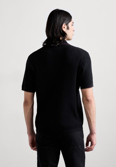 rag & bone HARBOR JOHNNY COLLAR - Pólóing - black